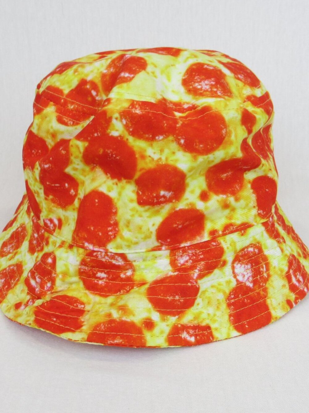 City Hunter Original Headwear Company Pepperoni Pizza Bucket Hat OSFA